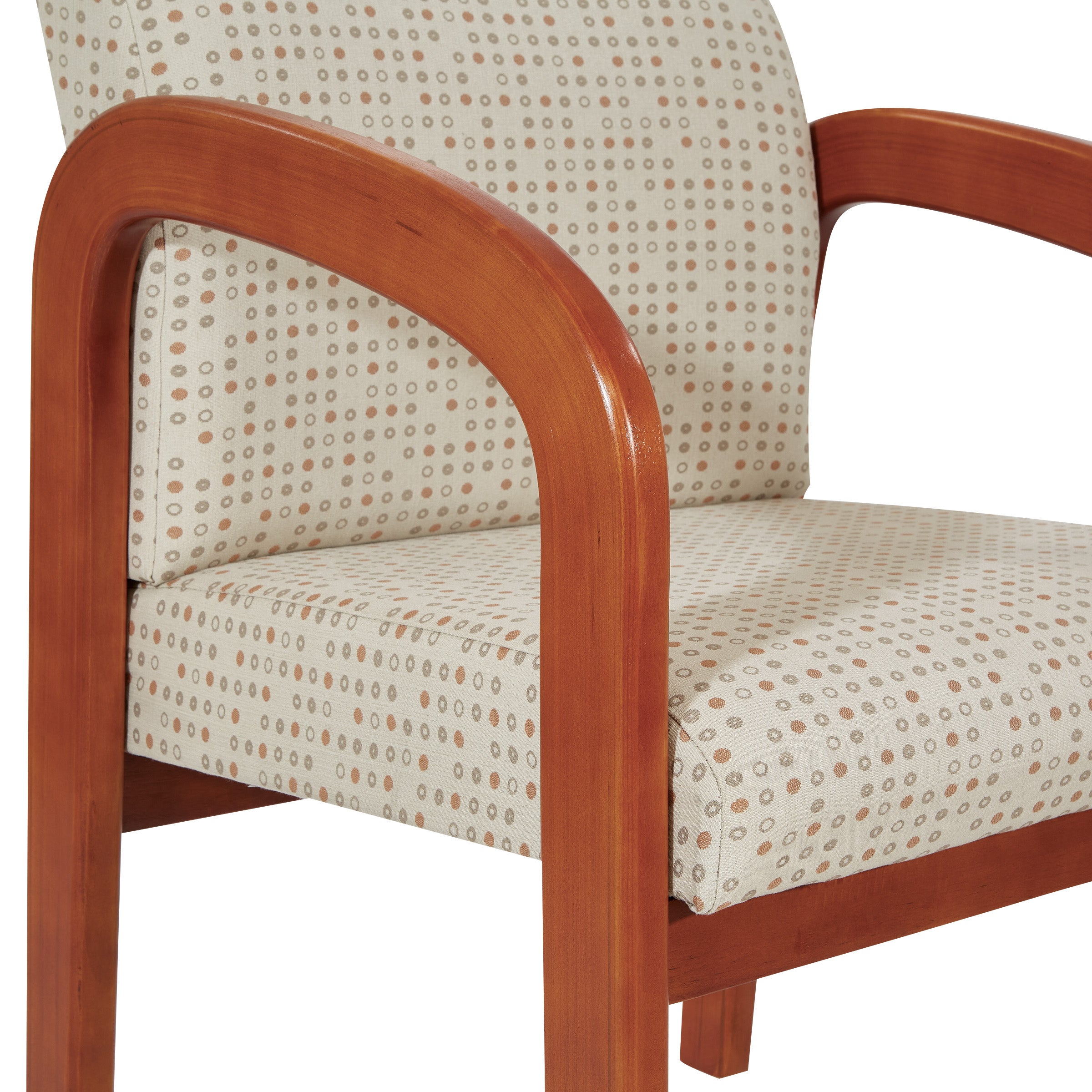 Medium Oak Finish Visitors Chair